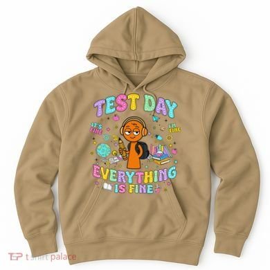 Spru Bruh Its Test Day You Got This Runki Toy Hoodie
