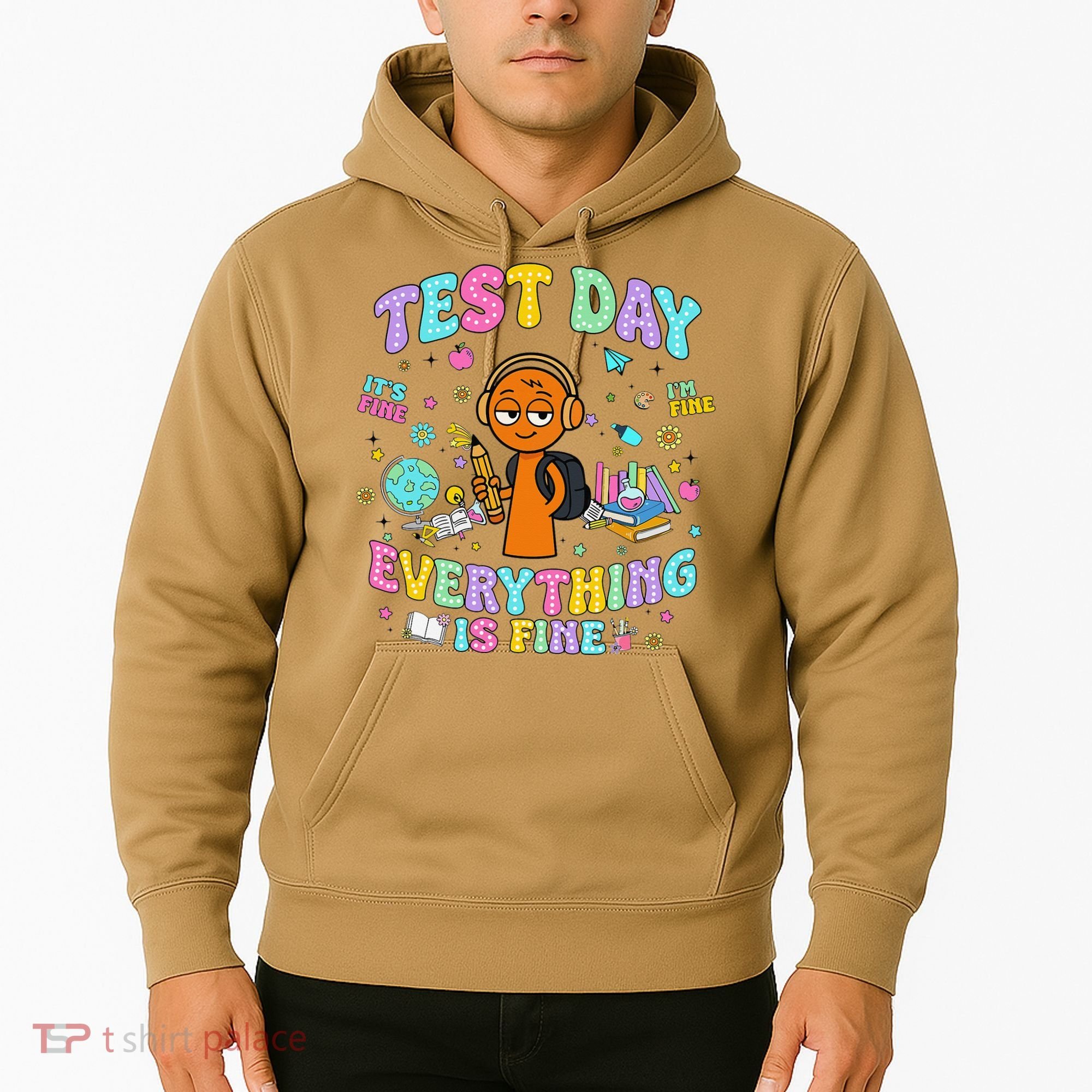 Spru Bruh Its Test Day You Got This Runki Toy Hoodie