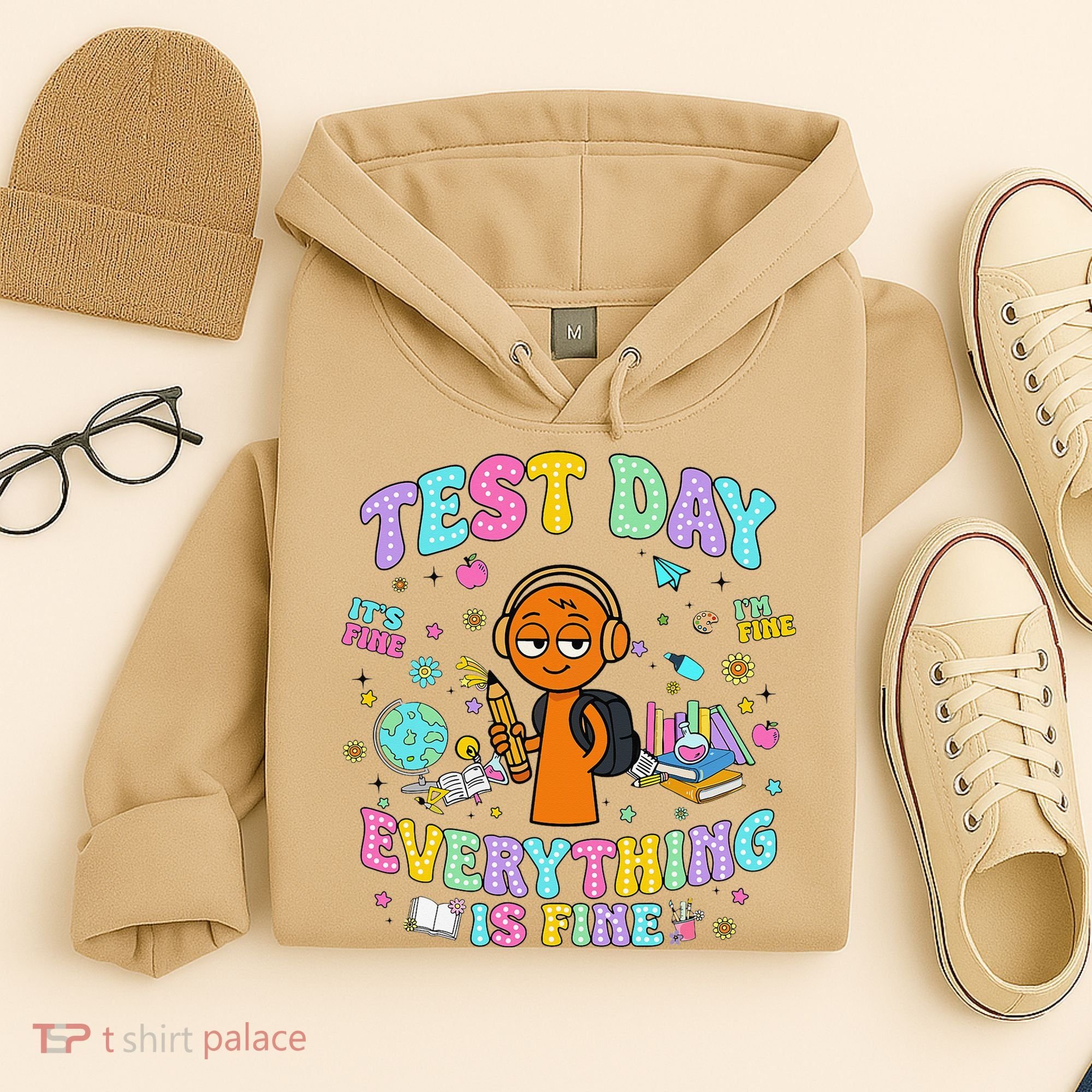 Spru Bruh Its Test Day You Got This Runki Toy Hoodie
