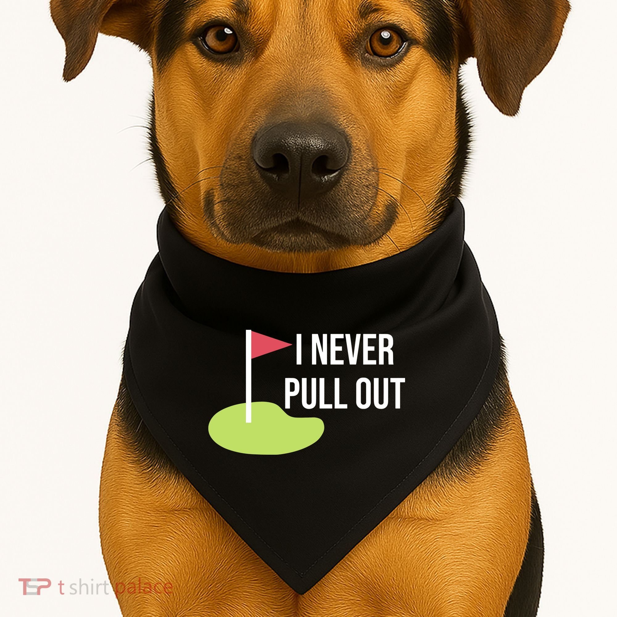 Summerhays Bros I Never Pull Out USA-Made Doggie Bandana