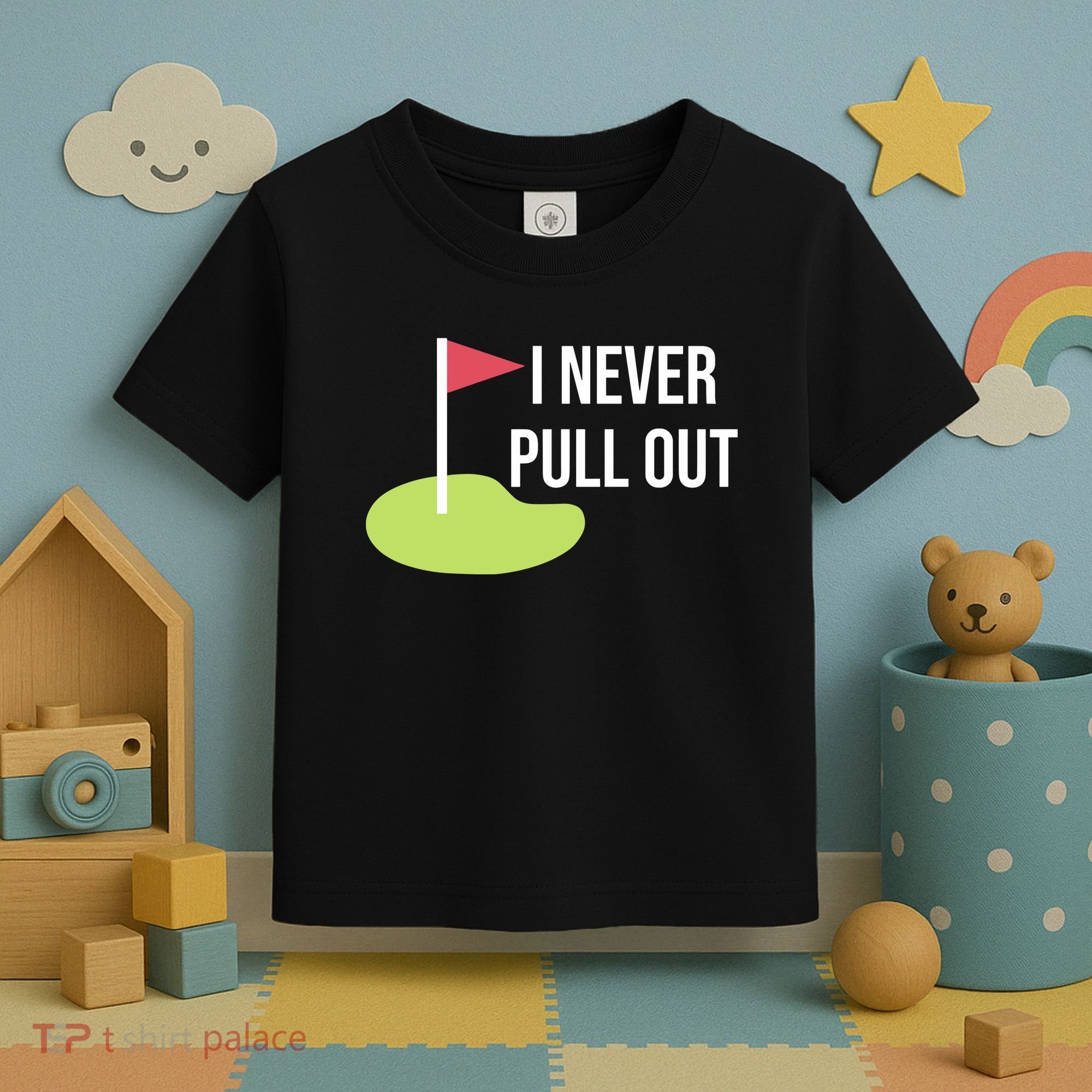 Summerhays Bros I Never Pull Out Toddler T-Shirt