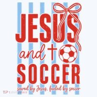 Saved By Jesus Fueled By Soccer Women's Hoodie thumb 2