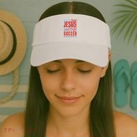 Saved By Jesus Fueled By Soccer Visor thumb 2