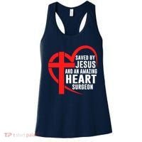 Saved By Jesus And An Amazing Heart Surgeon Christian Faith Women's Tank Top thumb 0