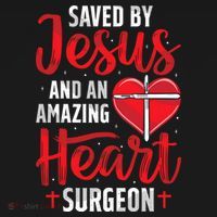 Saved By Jesus Open Heart Surgery Bypass Surgery Survivor Cool Gift Women's Hoodie thumb 2