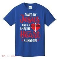 Saved By Jesus Open Heart Surgery Bypass Surgery Survivor Cool Gift Kids T-Shirt thumb 0