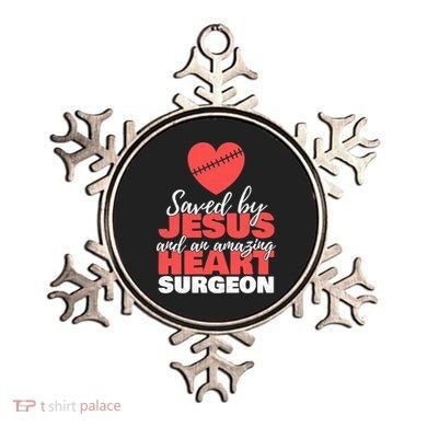Saved By Jesus Heart Surgeon Surgery Survivor Ornament