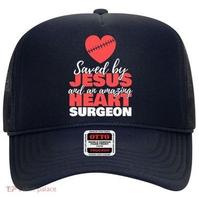 Saved By Jesus Heart Surgeon Surgery Survivor Hat
