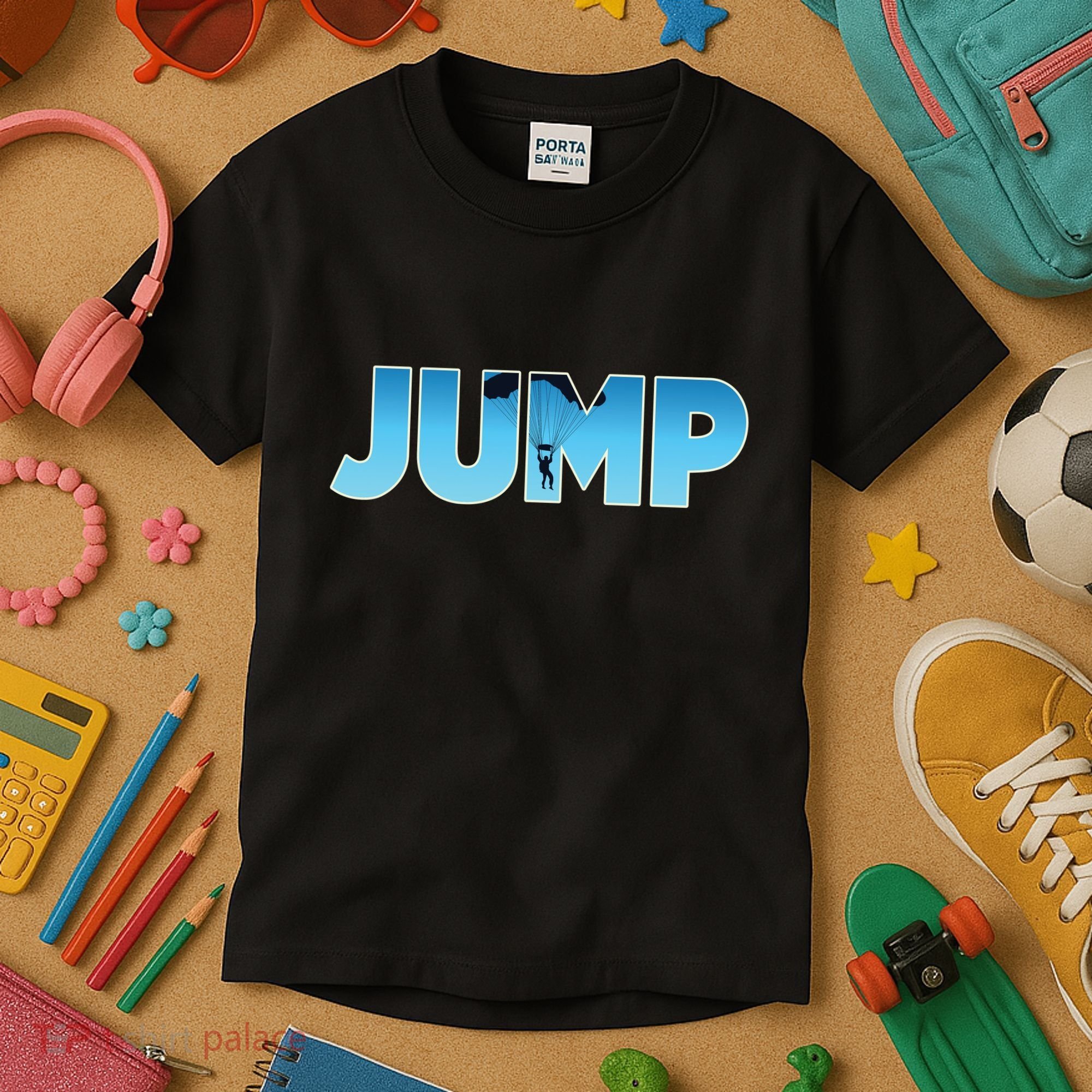 Skydiving | Base Jumping | Parachute | Parachutist Kids T-Shirt
