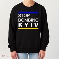 Stop Bombing Kyiv Support Ukraine Women's Sweatshirt thumb 0