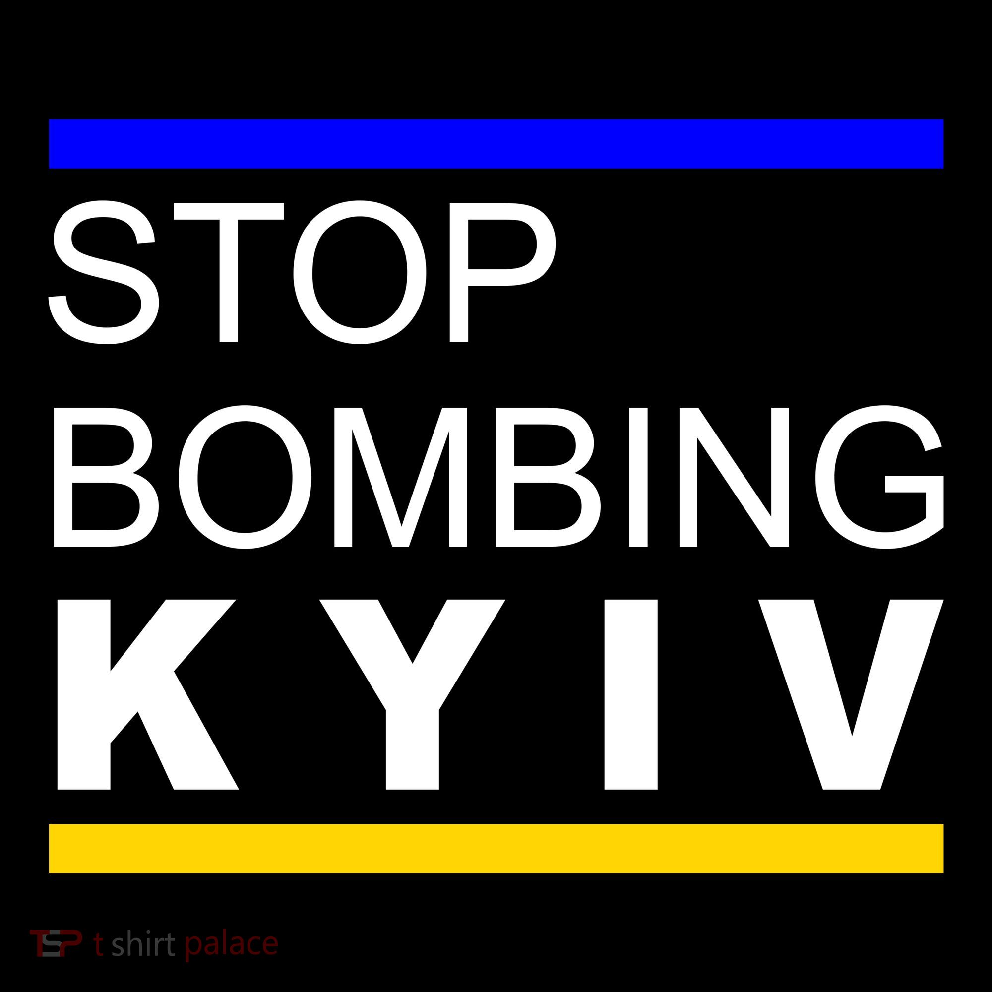 Stop Bombing Kyiv Support Ukraine Apron