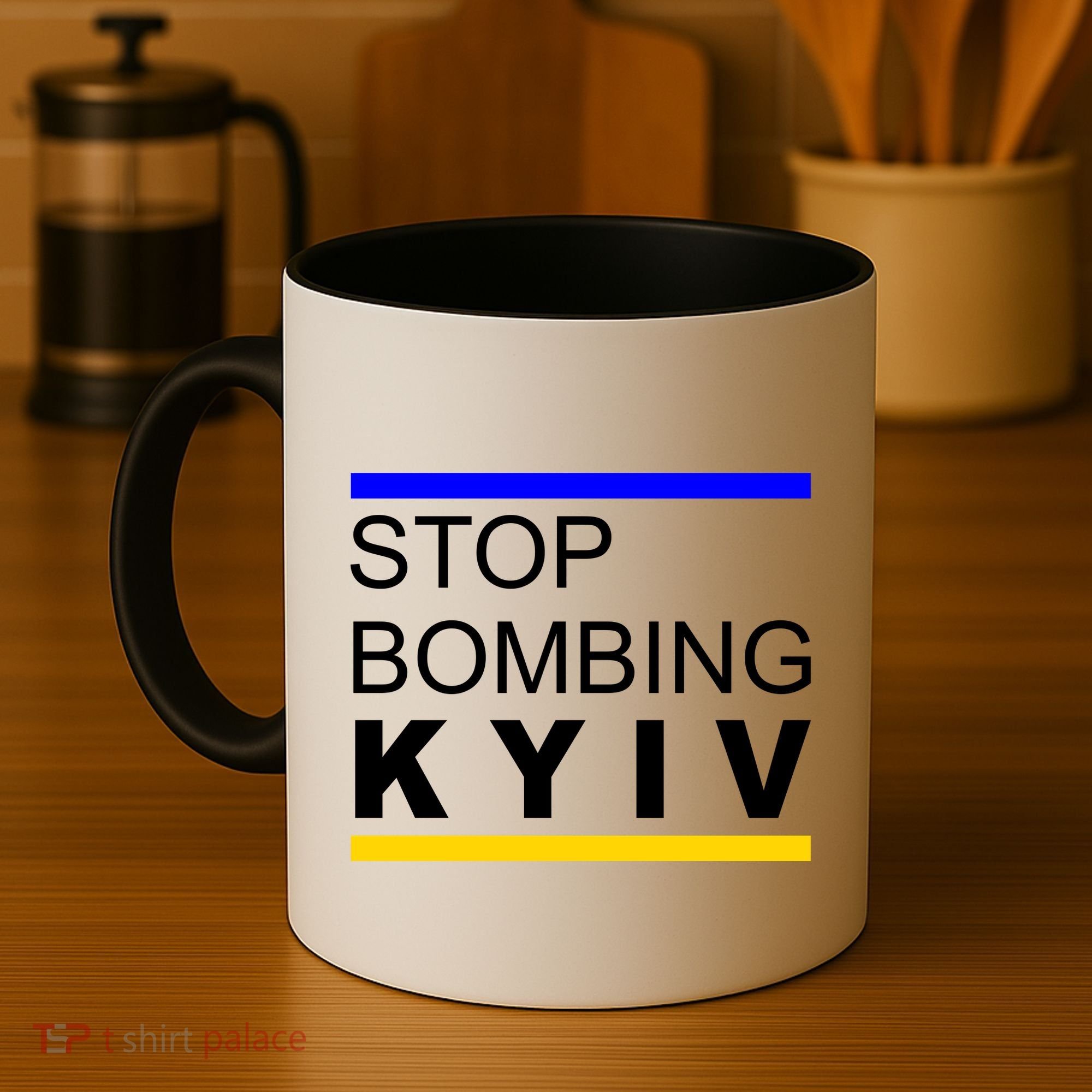 Stop Bombing Kyiv Support Ukraine Coffee Mug