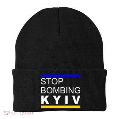 Stop Bombing Kyiv Support Ukraine Beanie