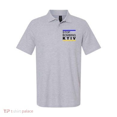 Stop Bombing Kyiv Support Ukraine Polo