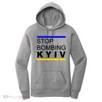 Stop Bombing Kyiv Support Ukraine Women's Hoodie thumb 0