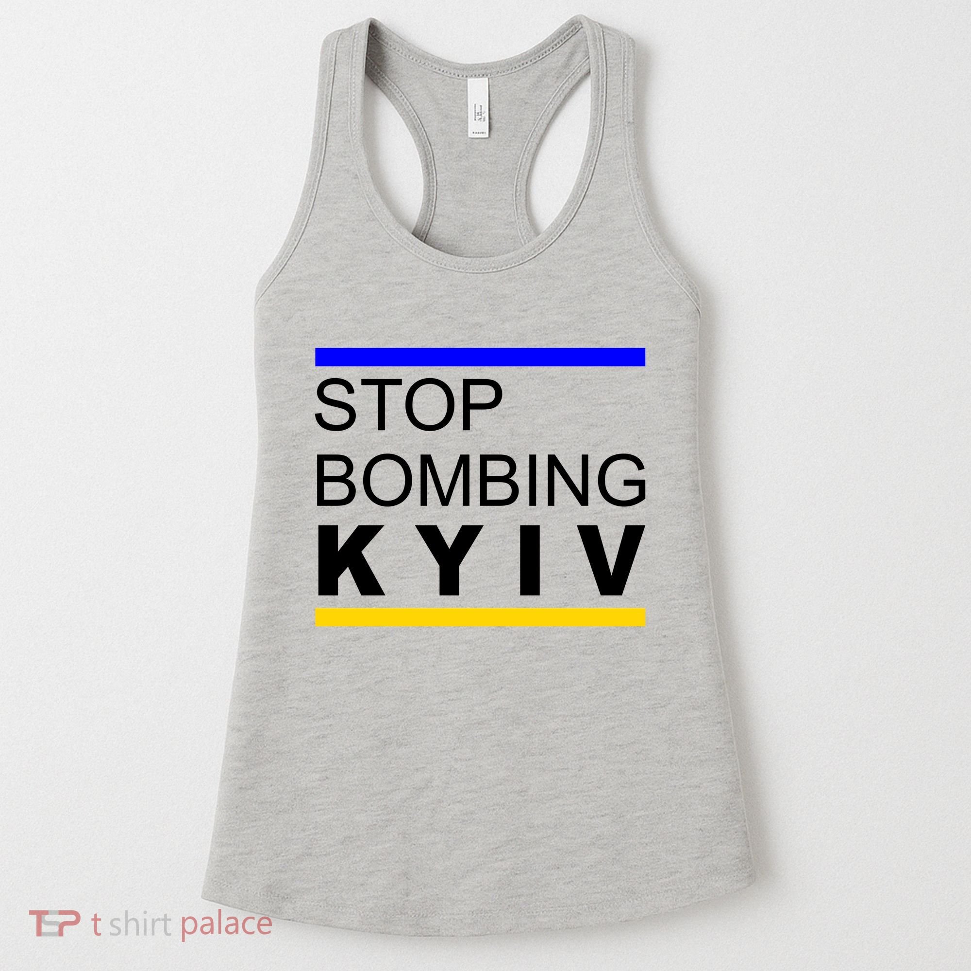 Stop Bombing Kyiv Support Ukraine Women's Tank Top
