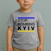 Stop Bombing Kyiv Support Ukraine Toddler T-Shirt thumb 2