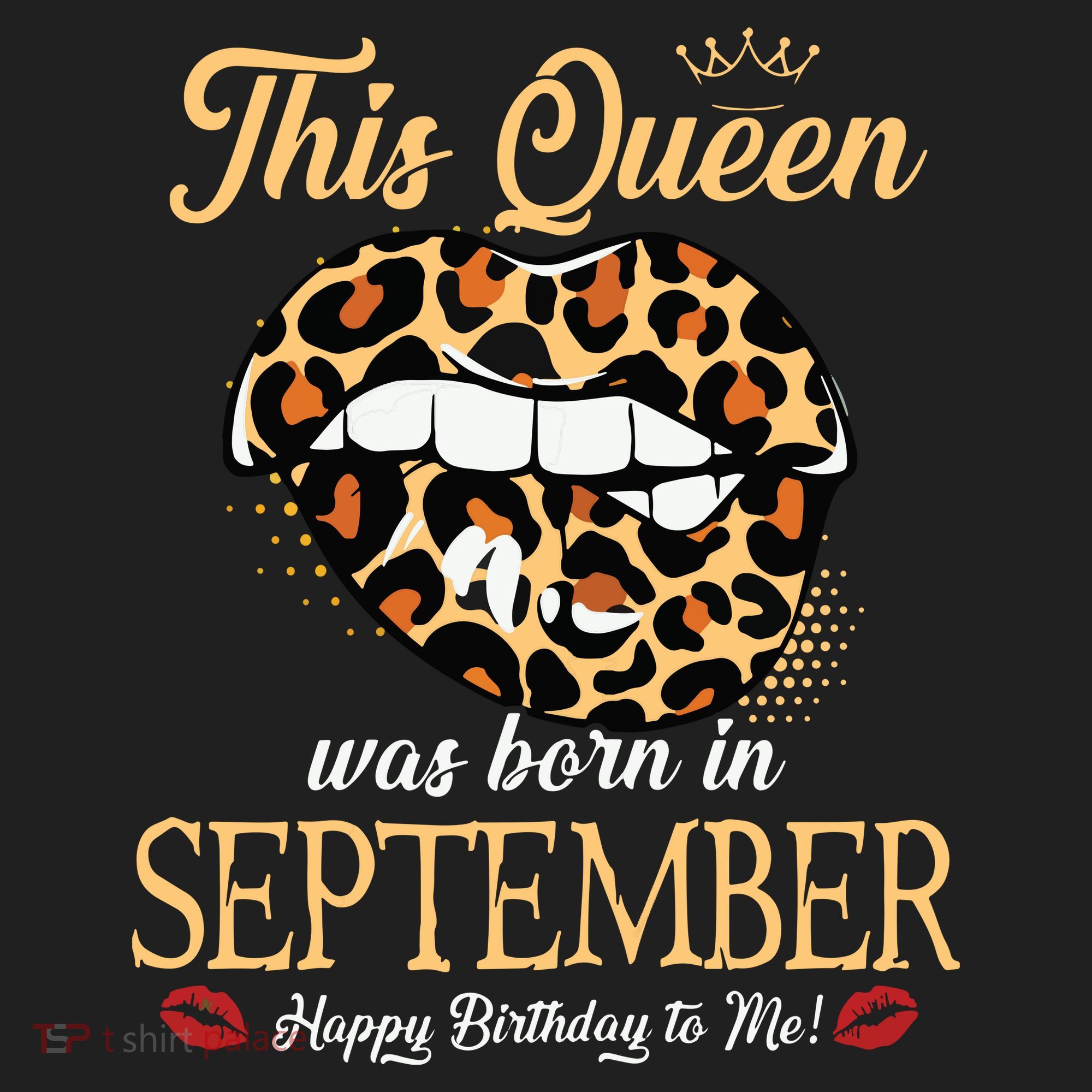 September Birthday Leopard Its My Birthday September Queen Women's Sweatshirt
