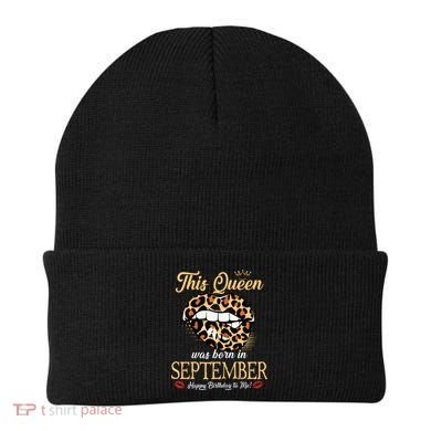 September Birthday Leopard Its My Birthday September Queen Beanie