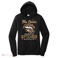 September Birthday Leopard Its My Birthday September Queen Women's Hoodie thumb 0