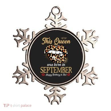 September Birthday Leopard Its My Birthday September Queen Ornament