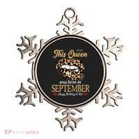 September Birthday Leopard Its My Birthday September Queen Ornament thumb 0