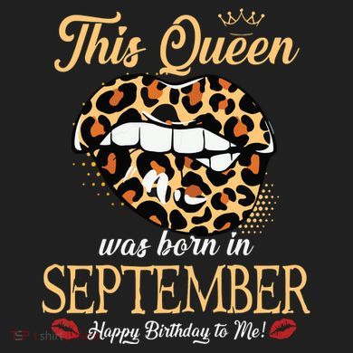 September Birthday Leopard Its My Birthday September Queen Kids Plaid Pajama Set