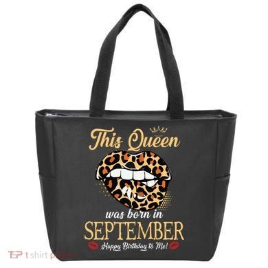 September Birthday Leopard Its My Birthday September Queen Tote Bag
