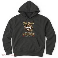 September Birthday Leopard Its My Birthday September Queen Hoodie thumb 0