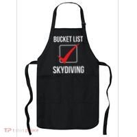 Skydiving Bucket List Check Skydiver Parachute Plane Jump Apron thumb 0