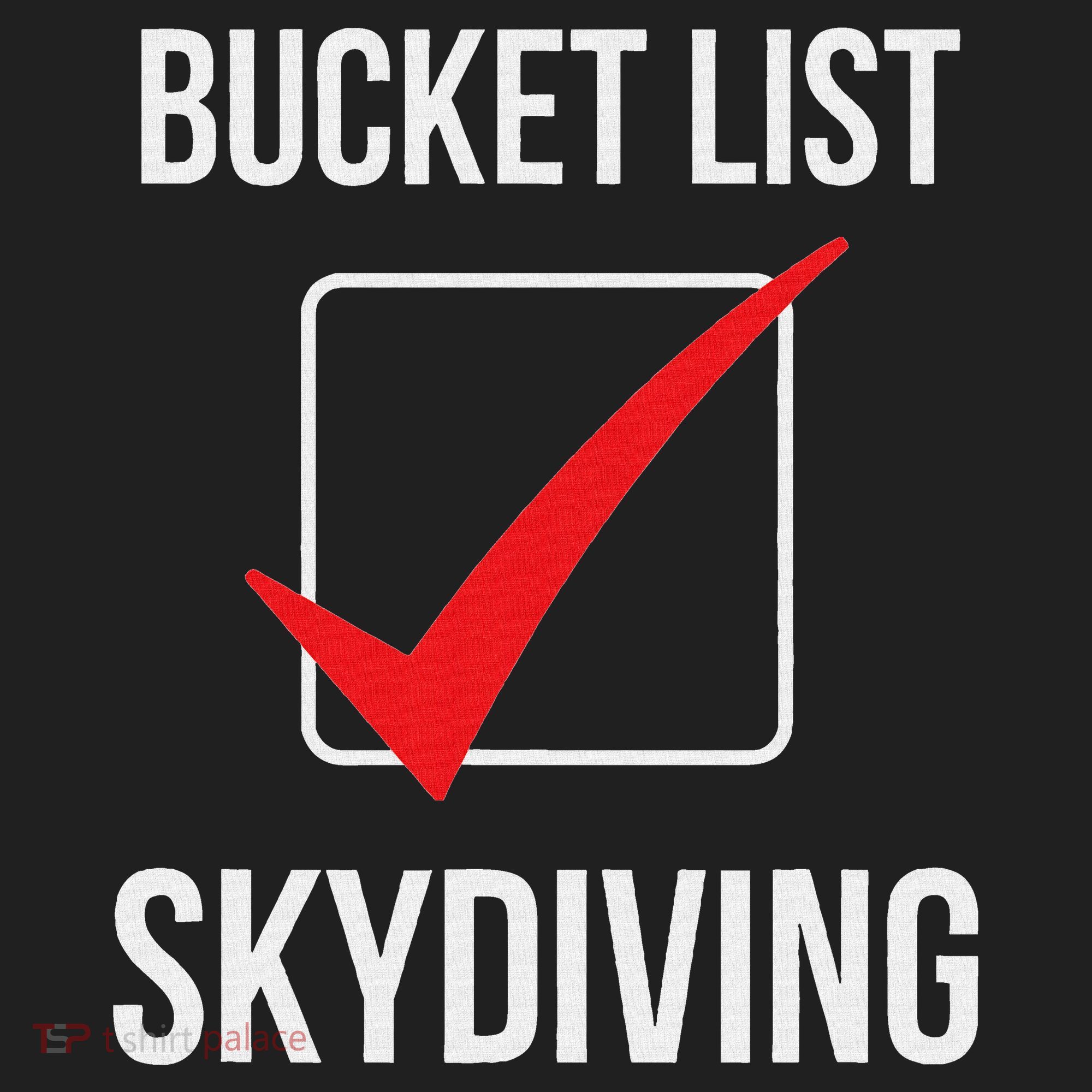 Skydiving Bucket List Check Skydiver Parachute Plane Jump Beanie