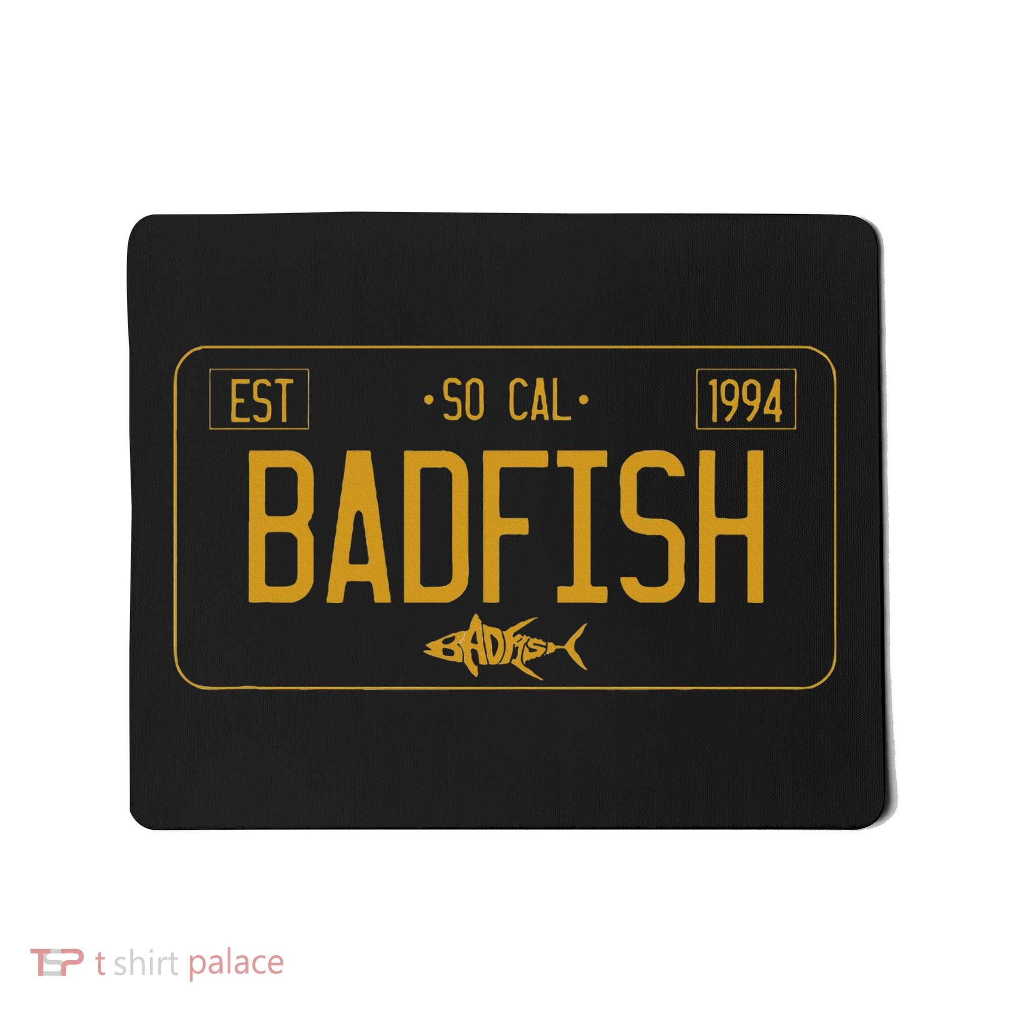 Socal Badfish License Plate Mousepad