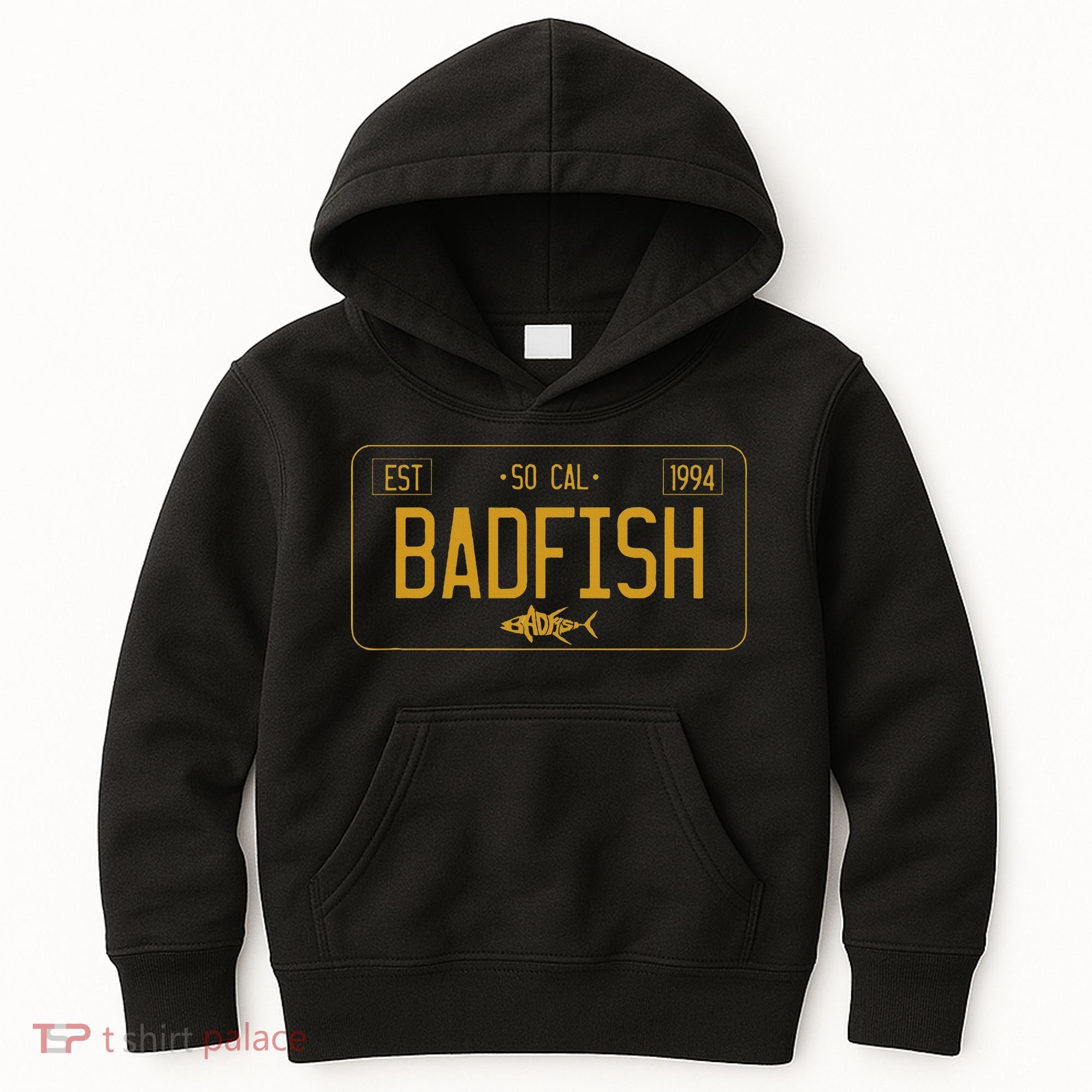 Socal Badfish License Plate Kids Hoodie
