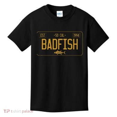 Socal Badfish License Plate Kids T-Shirt