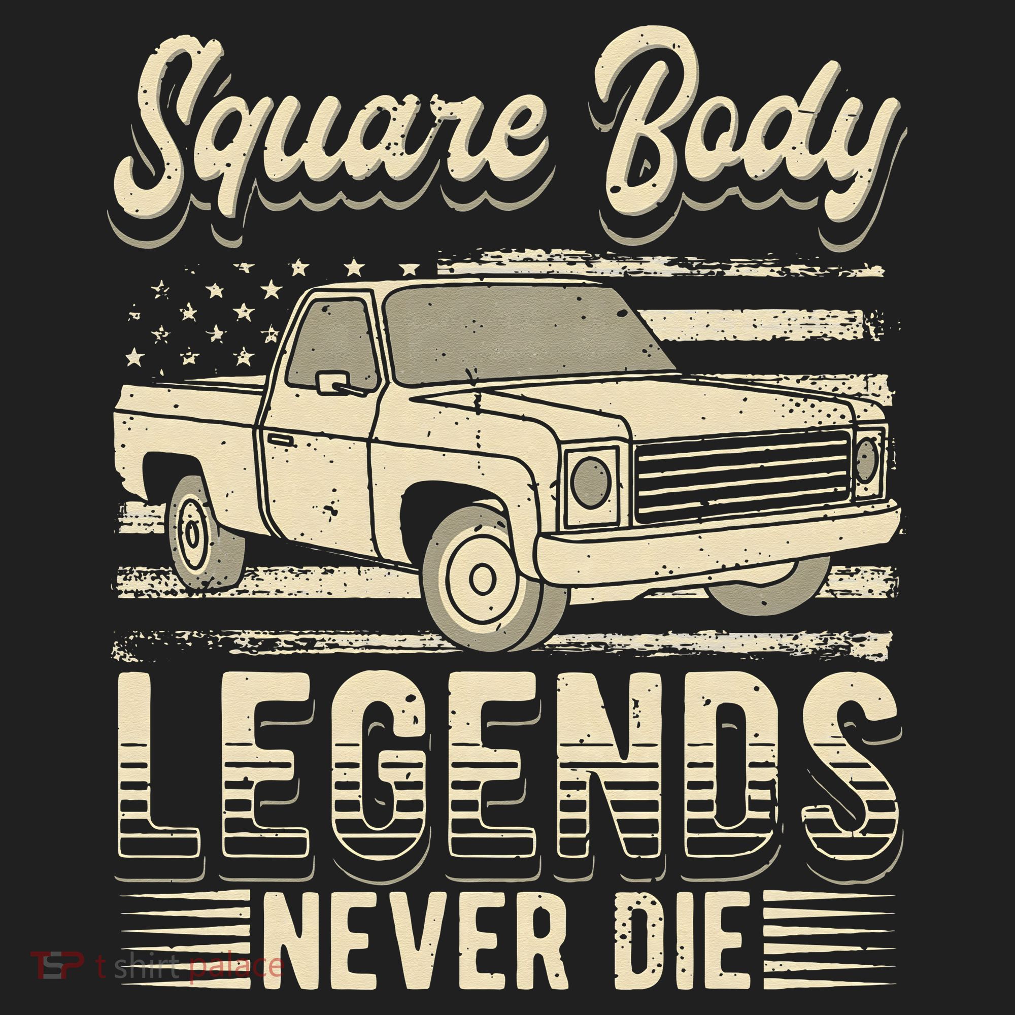 Square Body Legends Never Die Artwork For A Truck Driver Beanie