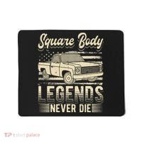 Square Body Legends Never Die Artwork For A Truck Driver Mousepad thumb 0