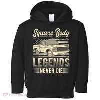 Square Body Legends Never Die Artwork For A Truck Driver Toddler Hoodie thumb 0
