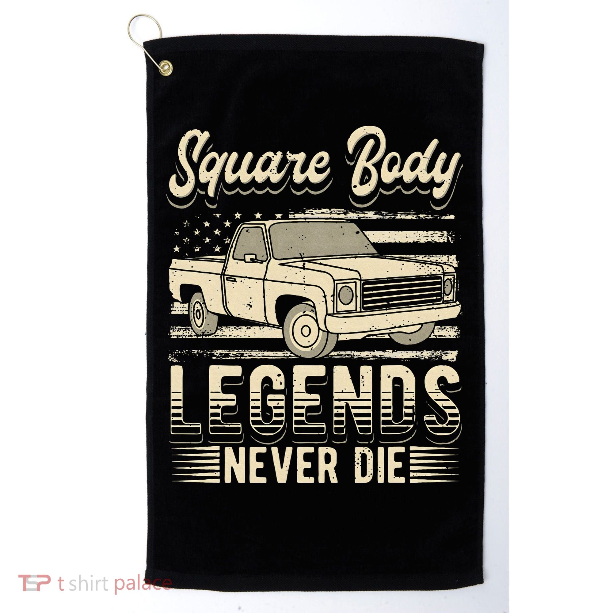 Square Body Legends Never Die Artwork For A Truck Driver Golf Towel