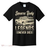 Square Body Legends Never Die Artwork For A Truck Driver Kids T-Shirt thumb 0