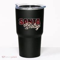 Santa Baby Leopard Christmas Pattern Logo Tumbler thumb 0