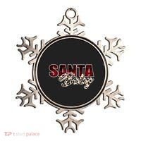Santa Baby Leopard Christmas Pattern Logo Ornament thumb 0