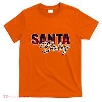Santa Baby Leopard Christmas Pattern Logo T-Shirt thumb 0