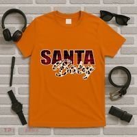 Santa Baby Leopard Christmas Pattern Logo T-Shirt thumb 5