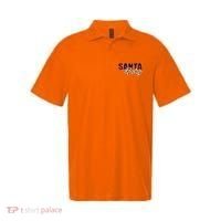 Santa Baby Leopard Christmas Pattern Logo Polo thumb 0