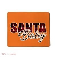 Santa Baby Leopard Christmas Pattern Logo Mousepad thumb 0