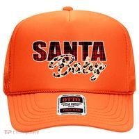 Santa Baby Leopard Christmas Pattern Logo Hat thumb 0