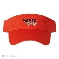 Santa Baby Leopard Christmas Pattern Logo Visor thumb 0