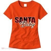 Santa Baby Leopard Christmas Pattern Logo Women's T-Shirt thumb 0