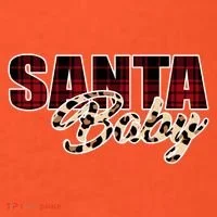 Santa Baby Leopard Christmas Pattern Logo Women's T-Shirt thumb 6
