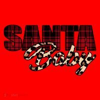 Santa Baby Leopard Christmas Pattern Logo Santa Hat thumb 1